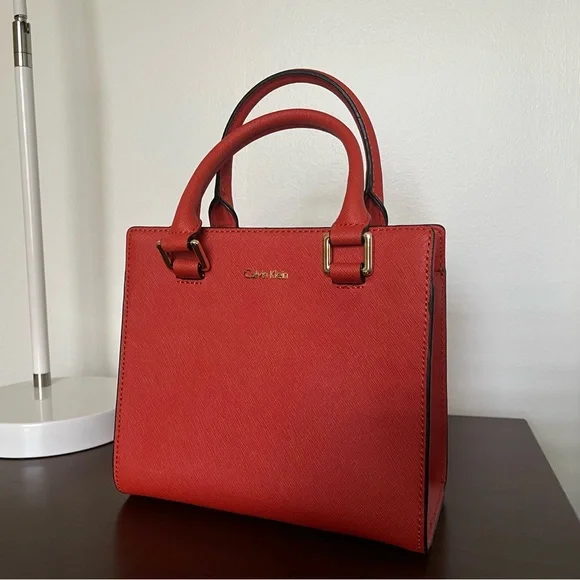 Orange Calvin Klein Handbag - Picture 4 of 9